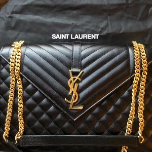 Saint Laurent Large Envelope Shoulder Bag